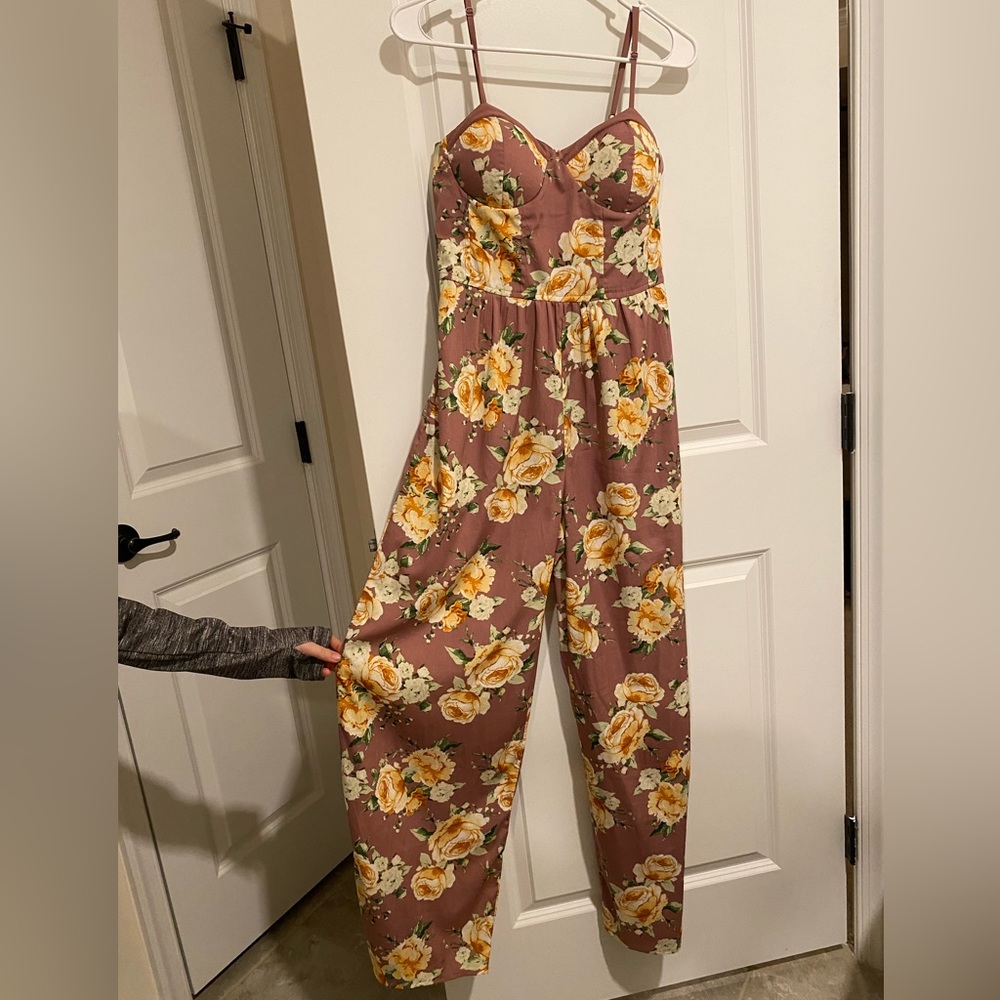 Flower pattern romper